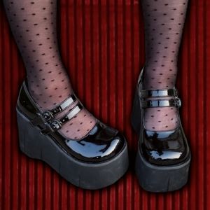 Demonia Kera-08 Platform Mary Janes
